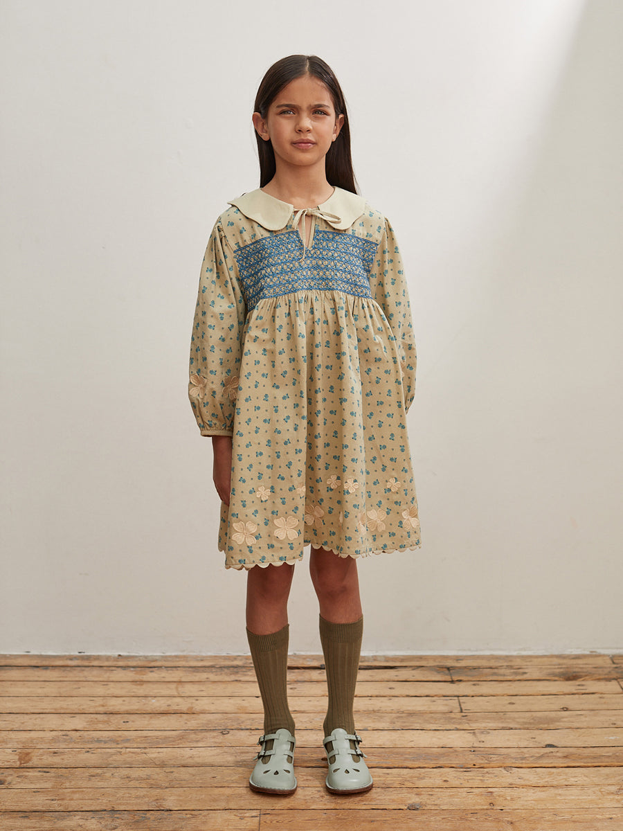 APOLINA 　Ethel Dress 3-5y Apolina-ETHEL-DRESS---pansy-