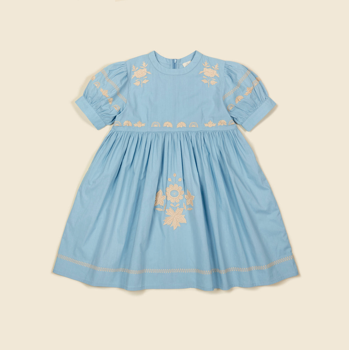 Mya' Dress - Bay Blue – Sage Kids