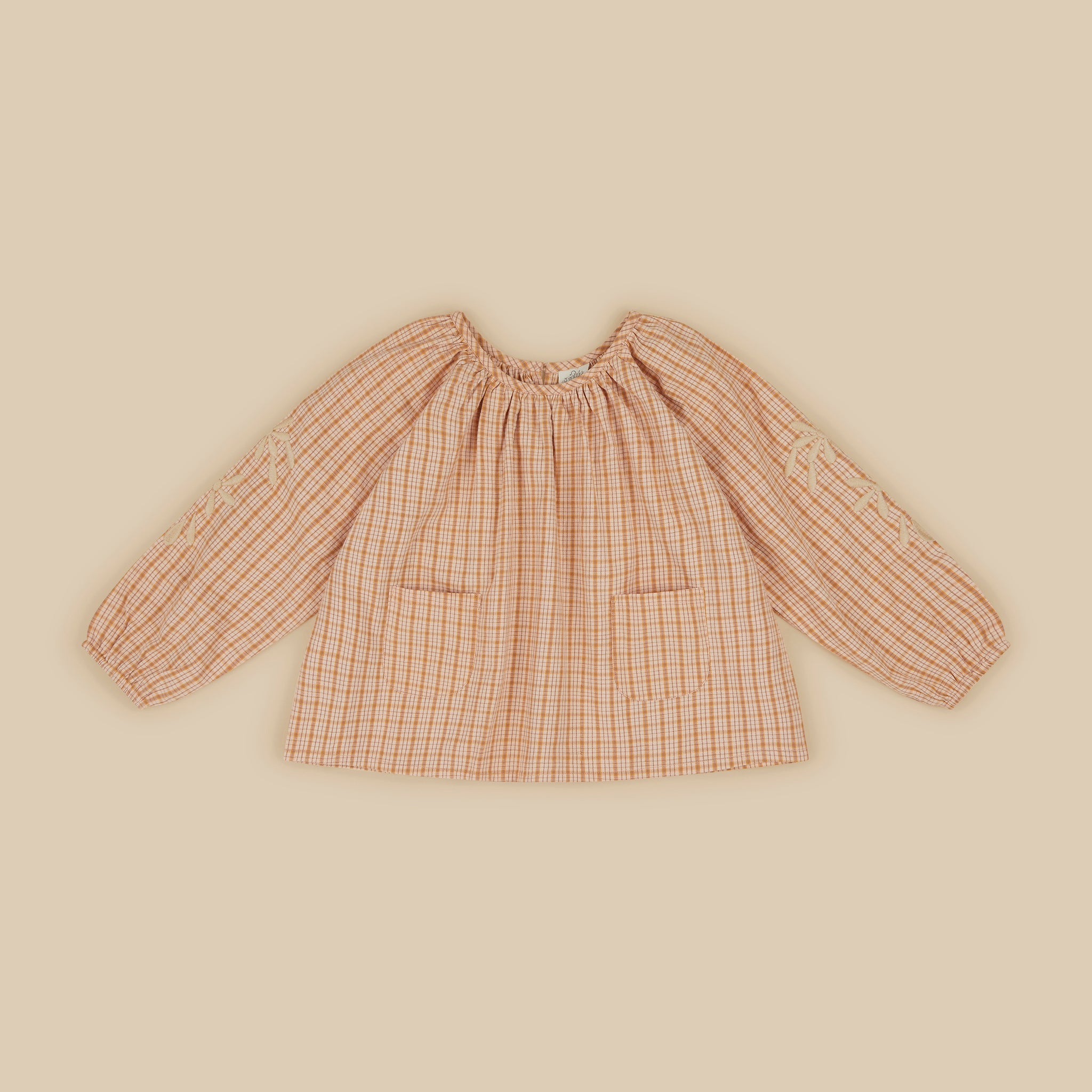 'Jeanne' Top - Forester Check Ribbon