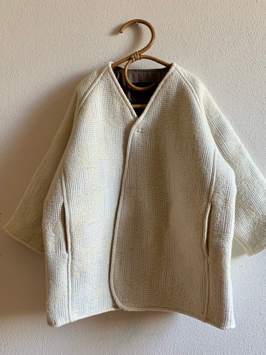 Lupo Kimono Coat - Creamy White