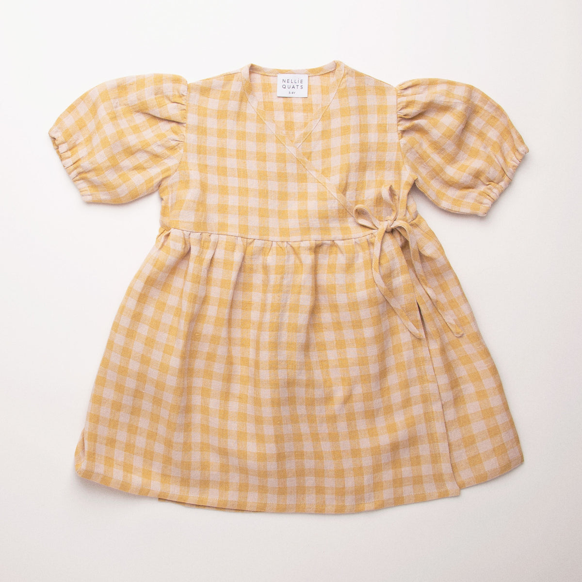 yansae cute check dress Kiss Chase midweight organic cotton Finish:801 Coast Dark Lily from the vestidos de 15