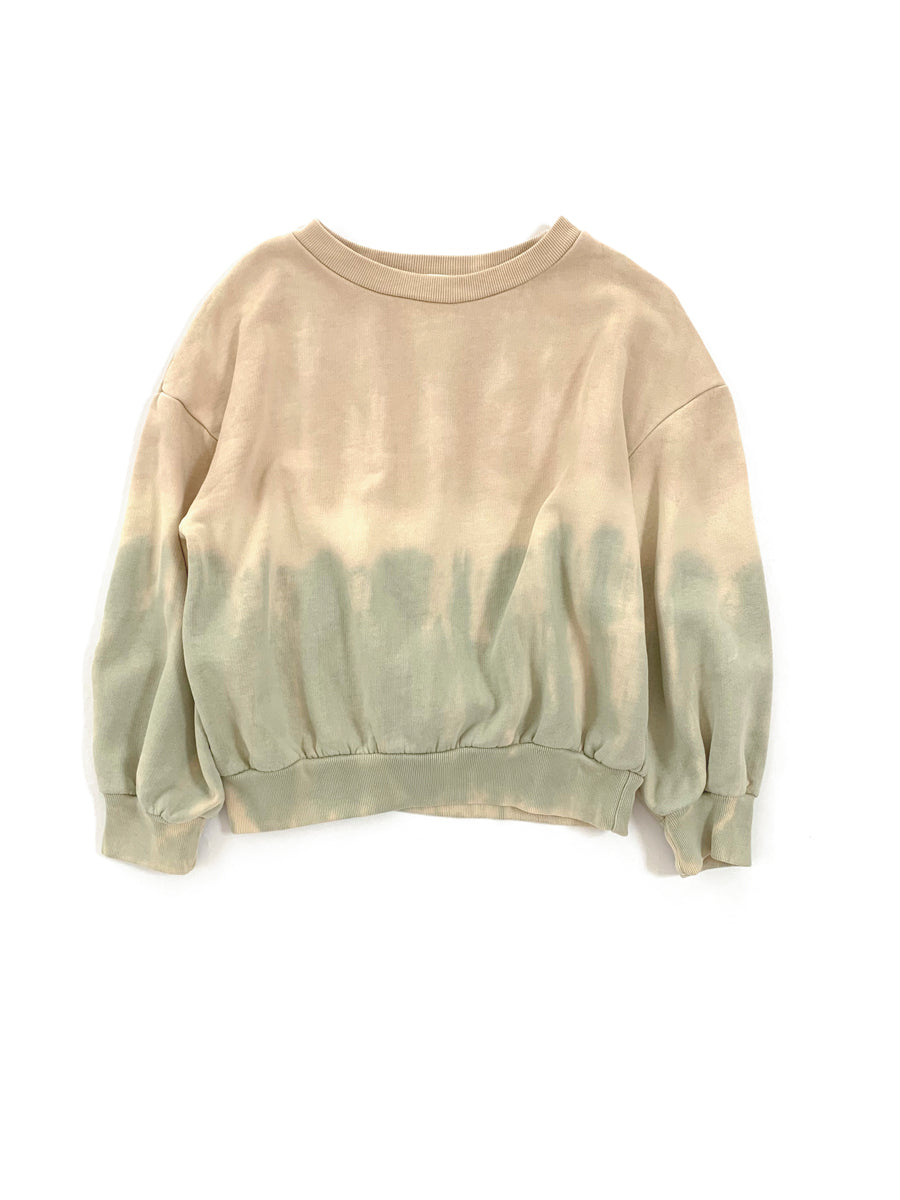 Sweater Pastel Tie And Dye Sage Kids