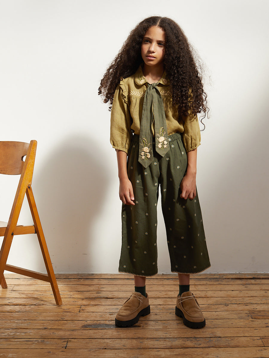 Cargo trousers e.s. ventura vintage, children's umbrabrown