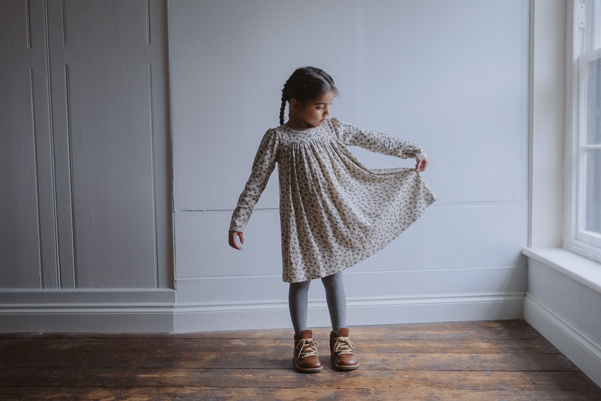 midi organic cotton dress children Mommy-and-Me Matching Summer Dresses