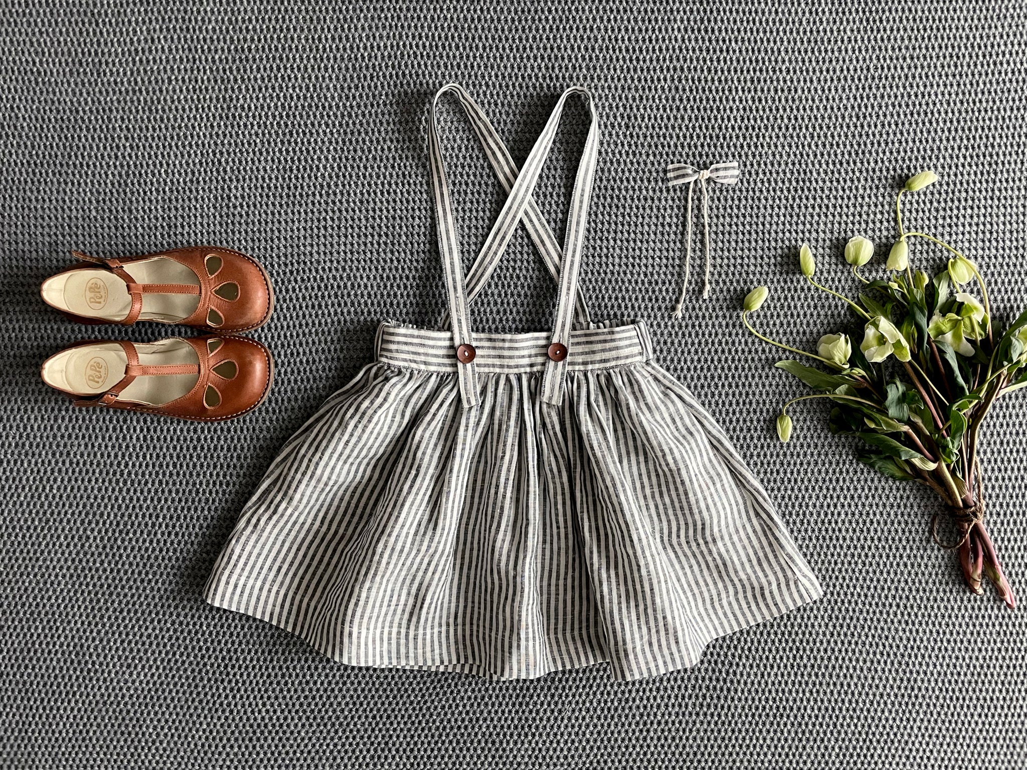 Pinafore Skirt - Stripe