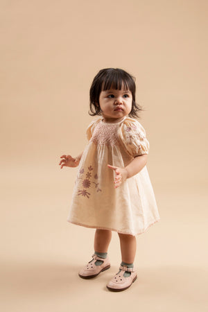 Apolina Maren Dress In Shell.