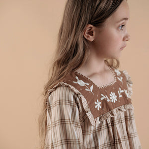 'Josephine' Dress - Farm Check Melba