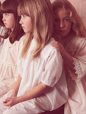 Girls Cotton vintage inspired night gowns by Faune
