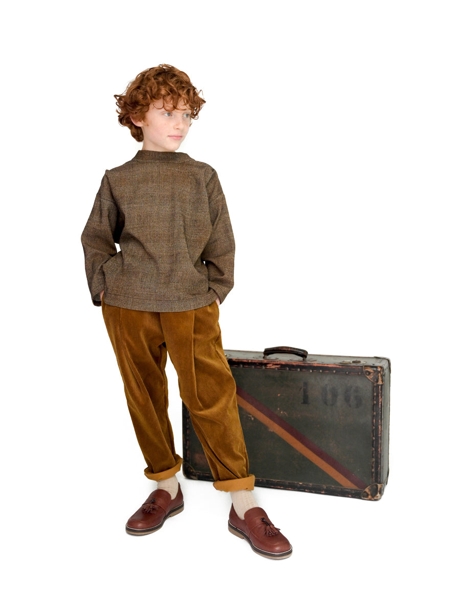 ボトムス HELLO LUPO Dalston bloomers- superG HELLO LUPO - Dalston Bloomers - Brown D | U andel