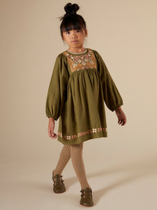 apolina mariette dress sage 2-3y【新品 未使用】キッズ服女の子用(90cm~)