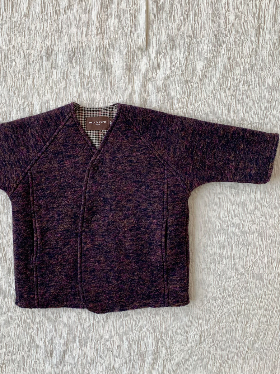 Lupo Kimono Coat - Purple