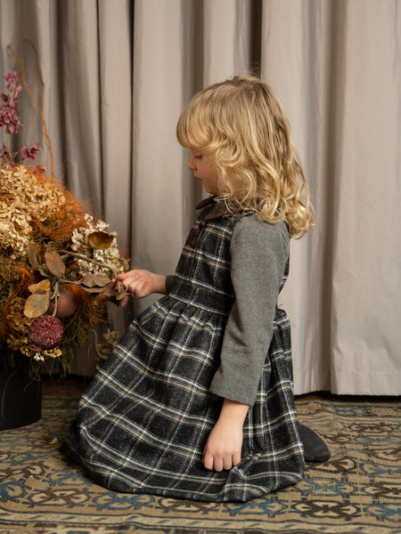 Sissi Skirt - Black Check – Sage Kids