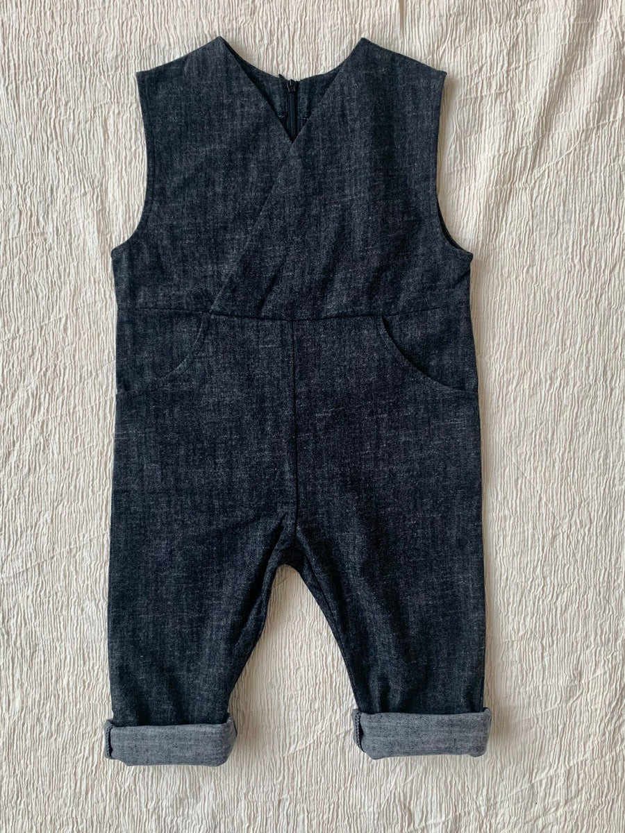 売れ筋希少 HELLO LUPO navy blue denim 2-3y - キッズ服(100cm~)