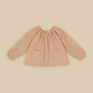 'Jeanne' Top - Forester Check Ribbon