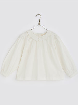 Embroidered Wendy Blouse - Off White