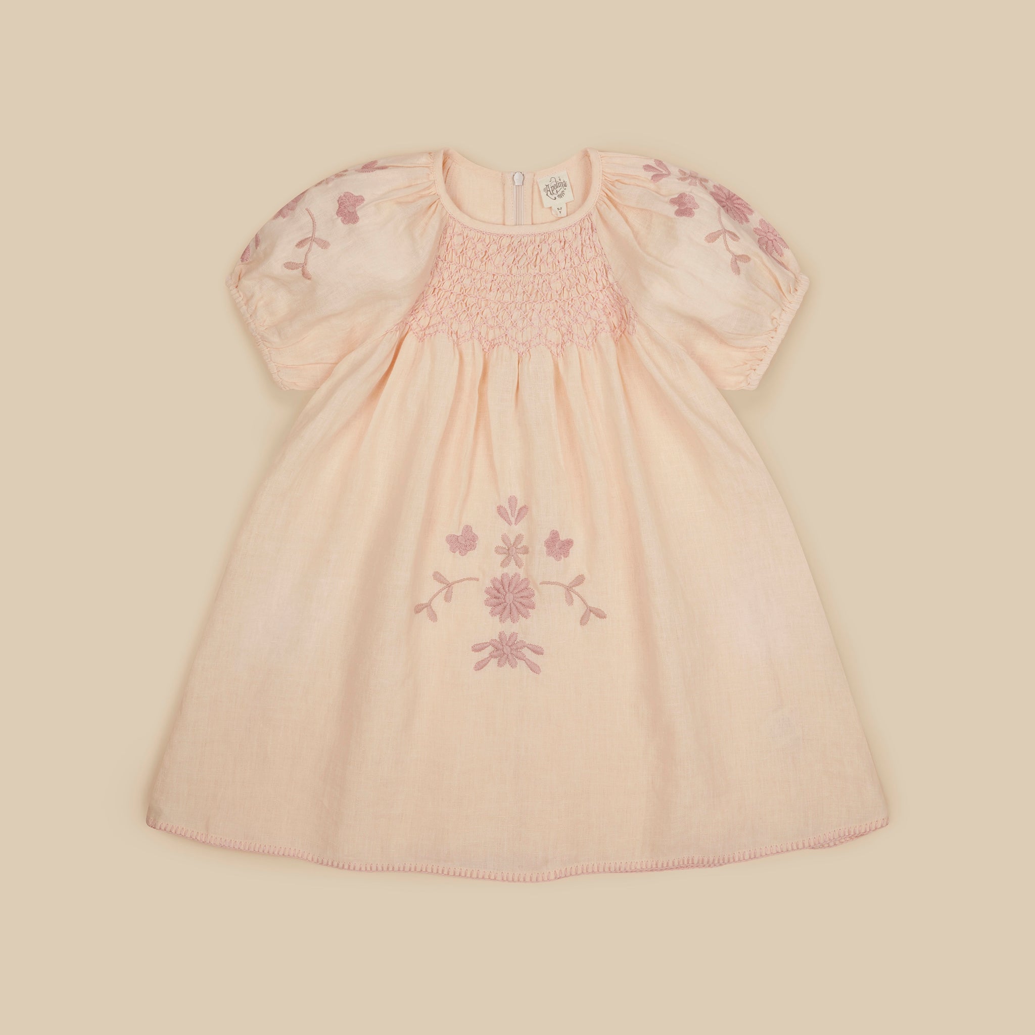 Apolina Maren Dress In Shell.