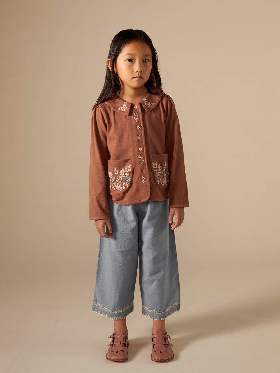 'Molly' Trousers - Blue Mountain