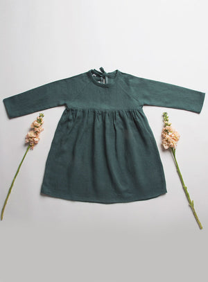 forest green toddler dress Green Louise Twirl Dress