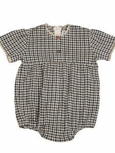 Noma High Waisted Baby Gingham Romper 
