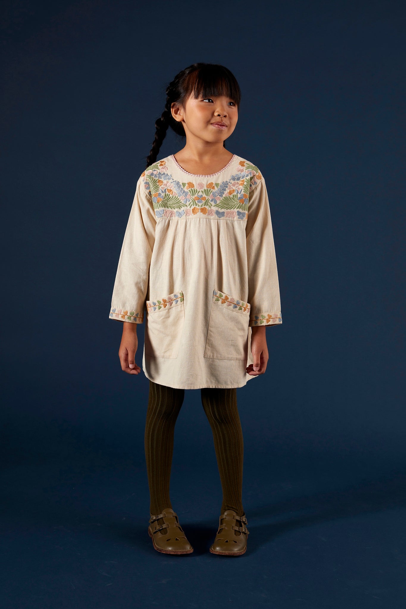 Patty' Dress - Cream – Sage Kids