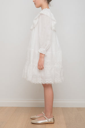 Anabel Heirloom Dress - White