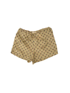 Long Live The Queen Cotton Shorts For Girls In Sage
