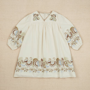 'Willow' Midi Dress - Folk Floral Print